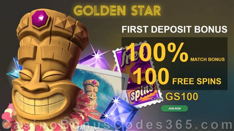 golden star casino bonus codes